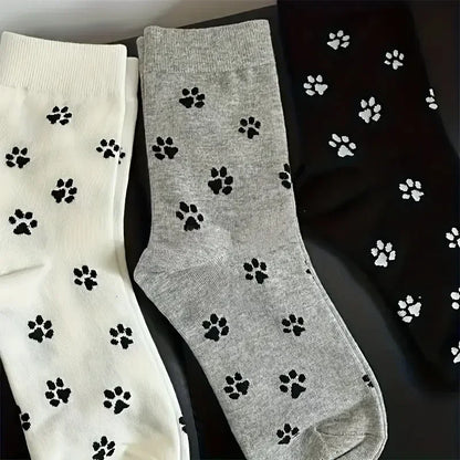 3-paar PawPrint sokken
