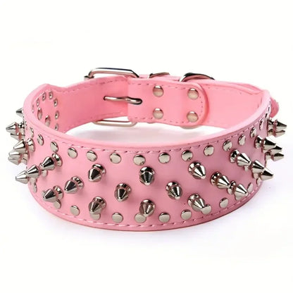 Halsband Spikes | Roze