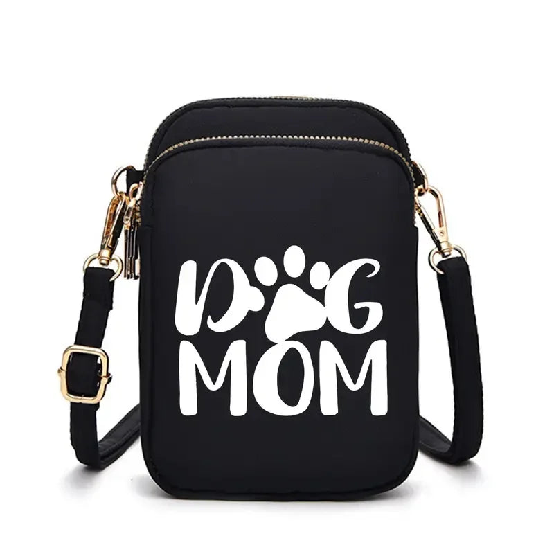 Dog Mom schoudertasje