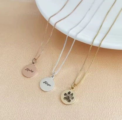 PawPrint ketting | Rond