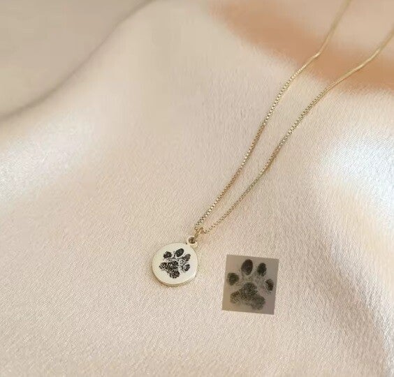 PawPrint ketting | Rond