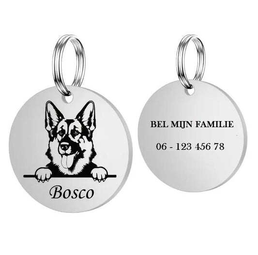 Muntje met hondenkop