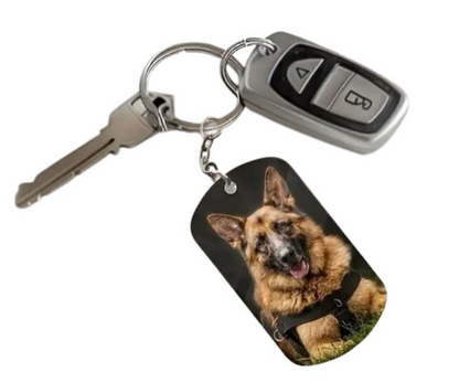 RVS Sleutelhanger met foto